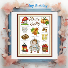 Load image into Gallery viewer, Joy Sunday DIY Cross Stitch Kit – Autumn Fairy Tale