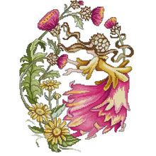 Load image into Gallery viewer, 12 Flowers Fairy Series DIY Needle Thread Embroidery Kit - AIMDIY