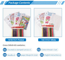 Load image into Gallery viewer, In the Garden Cross Stitch Kit – Joy Sunday DIY Embroidery Set