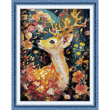 Load image into Gallery viewer, Printed Fabric Embroidery Kit – Fortune (Deer) - AIMDIY