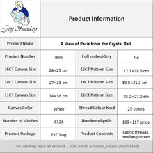 Load image into Gallery viewer, Still Life Style Cross Stitch Kit – DIY Handmade Embroidery on Stamped Canvas for Gifts