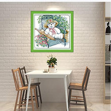 Load image into Gallery viewer, Elegant Polar Bear 32x31cm Cross Stitch - AIMDIY