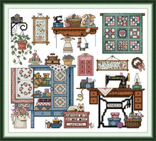 Load image into Gallery viewer, Joy Sunday Still Life Cross Stitch Kit Collection - Home Decor Fruit & Vintage Patterns - AIMDIY