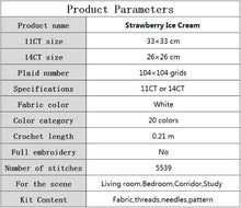 Load image into Gallery viewer, Afternoon Tea Cross Stitch Kit – Joy Sunday Style Printed 14CT/16CT Aida Fabric with DMC Threads