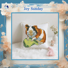 Load image into Gallery viewer, Joy Sunday Cross Stitch Pin Cushion Kit – DIY Embroidery with PP Cotton Filling – Hamster 3 - AIMDIY