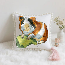 Load image into Gallery viewer, Joy Sunday Cross Stitch Pin Cushion Kit – DIY Embroidery with PP Cotton Filling – Hamster 3 - AIMDIY
