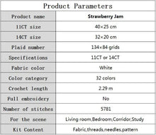 Load image into Gallery viewer, Afternoon Tea Cross Stitch Kit – Joy Sunday Style Printed 14CT/16CT Aida Fabric with DMC Threads