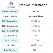 Load image into Gallery viewer, A Beautiful Day Two Kids Cross Stitch - AIMDIY