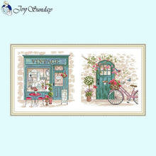 Load image into Gallery viewer, Afternoon in Provence Cross Stitch 14CT White 16CT 11CT Canvas Printed DMC Embroidery Thread Needlework Kit DIY Hand Sewing Set - AIMDIY