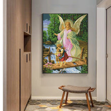 Load image into Gallery viewer, Angel Escort Character Pattern Cross Stitch Supplies - AIMDIY