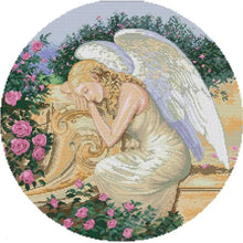 Load image into Gallery viewer, Angel Sleeps Figure Cross Stitch Kit - AIMDIY