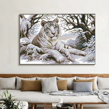 Load image into Gallery viewer, Animal Patterns Winter White Tiger - AIMDIY