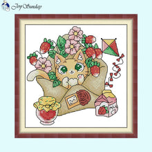 Load image into Gallery viewer, Animal Pattern Cross Stitch Kit DIY Kids Sewing Crafts - AIMDIY