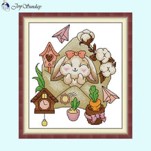 Load image into Gallery viewer, Animal Pattern Cross Stitch Kit DIY Kids Sewing Crafts - AIMDIY