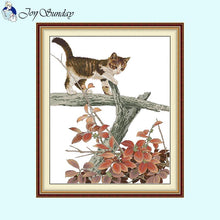 Load image into Gallery viewer, Autumn Cat Animal Patterns - AIMDIY
