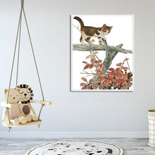 Load image into Gallery viewer, Autumn Cat Animal Patterns - AIMDIY