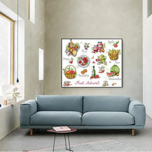Load image into Gallery viewer, Autumn Fruits Still Life Pattern - AIMDIY