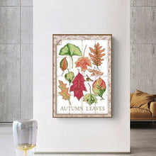 Load image into Gallery viewer, Autumn Leaves - DIY Handmade Cross Stitch Embroidery Kits - AIMDIY