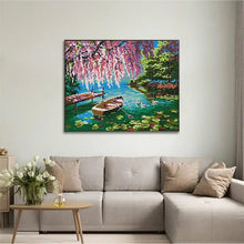 Load image into Gallery viewer, Autumn in the Creek Scenery Cross Stitch Kit - AIMDIY