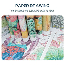 Load image into Gallery viewer, Backyard Scenery Pattern Cross Stitch Kit DIY Needlework - AIMDIY