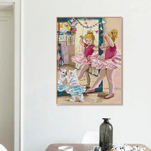 Load image into Gallery viewer, Childrens Cross Stitch Ballet Charm DIY Character Pattern - AIMDIY