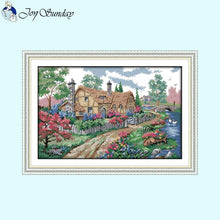 Load image into Gallery viewer, Beautiful Home Scenery Thread Kits - AIMDIY
