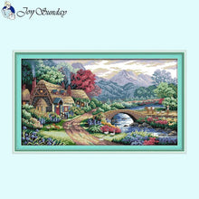 Load image into Gallery viewer, Beautiful Home Scenery Thread Kits - AIMDIY