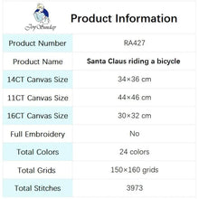 Load image into Gallery viewer, Bicycle Santa Claus Cartoon Pattern - AIMDIY