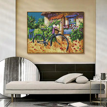 Load image into Gallery viewer, Joy Sunday Bicycle Stamping Cross Stitch Kits - AIMDIY