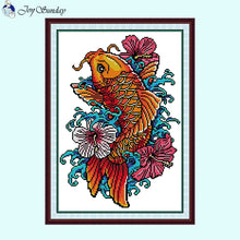 Load image into Gallery viewer, Carp Pattern Cross Stitch Kits - AIMDIY