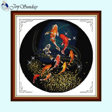 Load image into Gallery viewer, Carp Swimming Pattern - AIMDIY