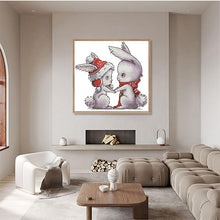 Load image into Gallery viewer, Cartoon Animal Patterns Bunny Couple - AIMDIY