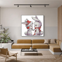 Load image into Gallery viewer, Cartoon Animal Patterns Bunny Couple - AIMDIY