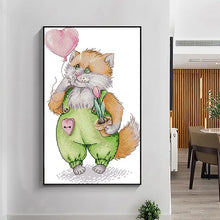 Load image into Gallery viewer, Cartoon Animals Cat Patterns Joy Sunday Cross Stitch - AIMDIY