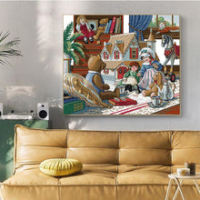 Load image into Gallery viewer, Cartoon Dolls Pattern Handmade Cross Stitch Kits - AIMDIY