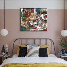 Load image into Gallery viewer, Cartoon Dolls Pattern Handmade Cross Stitch Kits - AIMDIY