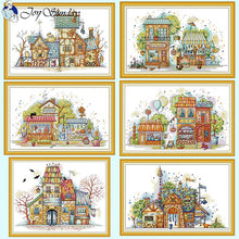 Load image into Gallery viewer, Cartoon Little House Scenery - AIMDIY