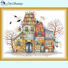 Load image into Gallery viewer, Cartoon Little House Scenery - AIMDIY