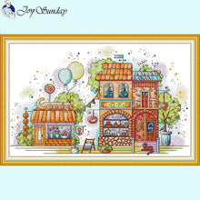 Load image into Gallery viewer, Cartoon Little House Scenery - AIMDIY