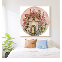 Load image into Gallery viewer, Cartoon Mushroom Manor Joy Sunday Cross Stitch Kits - AIMDIY