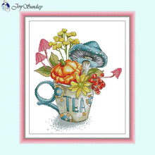 Load image into Gallery viewer, Cartoon Teacup Pattern - AIMDIY