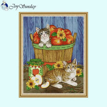 Load image into Gallery viewer, Cat Series - Animal Patterns Cross Stitch Kit - AIMDIY