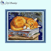 Load image into Gallery viewer, Cat Series - Animal Patterns Cross Stitch Kit - AIMDIY