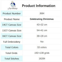 Load image into Gallery viewer, Celebrate Christmas Gifts Cross Stitch - AIMDIY