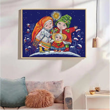 Load image into Gallery viewer, 14CT Christmas Star Cartoon Character Pattern Cross Stitch - AIMDIY