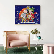 Load image into Gallery viewer, 14CT Christmas Star Cartoon Character Pattern Cross Stitch - AIMDIY