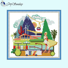 Load image into Gallery viewer, Cityscape Count Stitch - AIMDIY