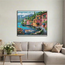 Load image into Gallery viewer, Colorful House by the Water - AIMDIY
