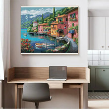 Load image into Gallery viewer, Colorful House by the Water - AIMDIY