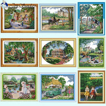 Load image into Gallery viewer, Countryside Scenery Cross Stitch Kits - AIMDIY